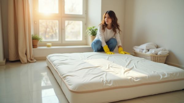 Lavage de matelas à domicile : solution anti-acariens et taches